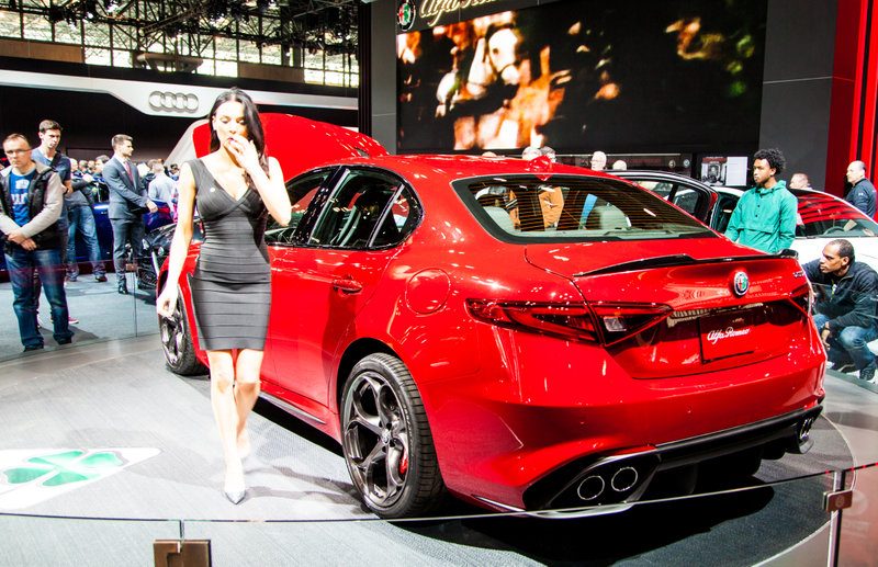 Didn’t get too many shots of the Giulia since somebody kept posing on it.